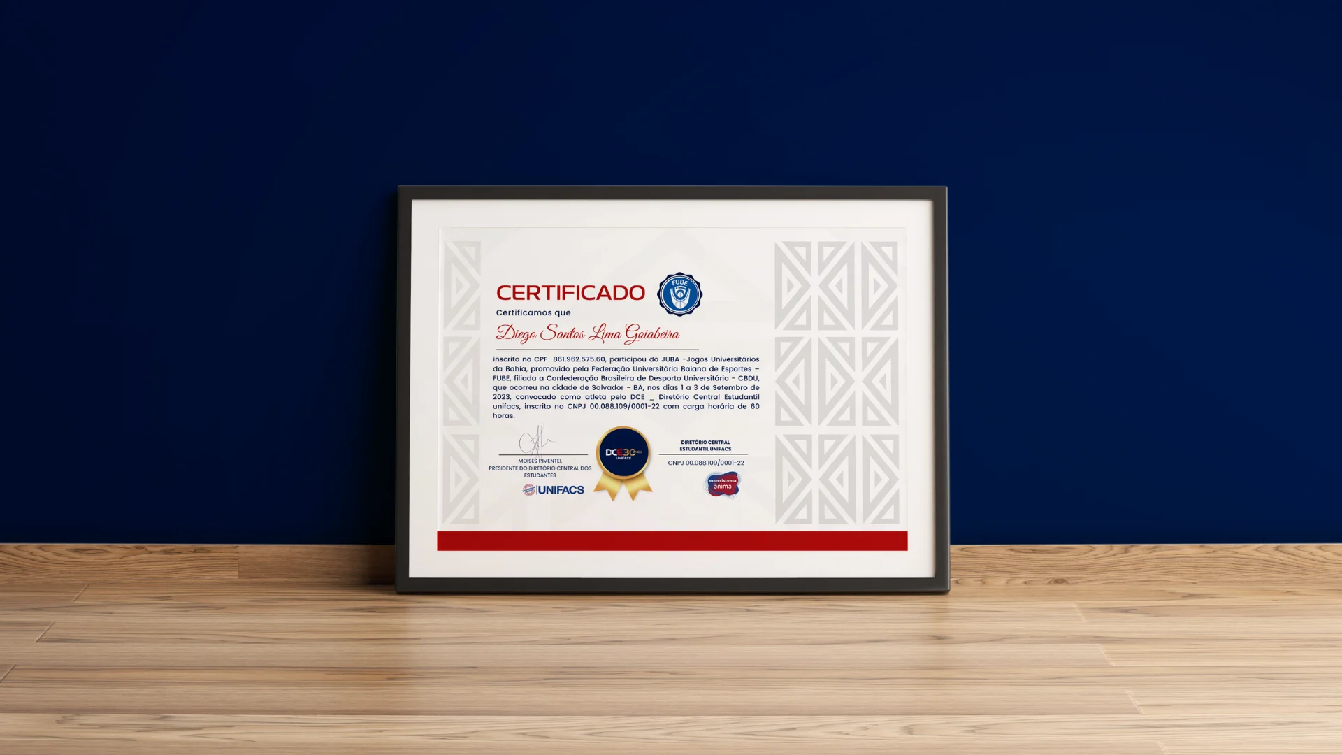 Case DCE UNIFACS – identidade visual pelo Estúdio Giô Brand